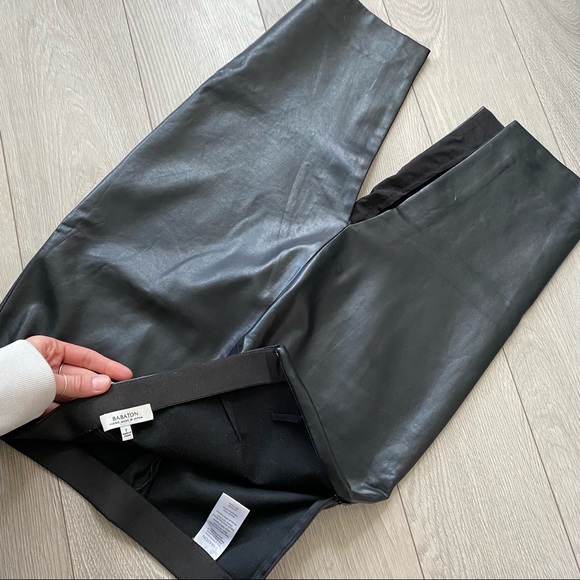 Babaton JAX Vegan Leather Skirt - Picture 2 of 5